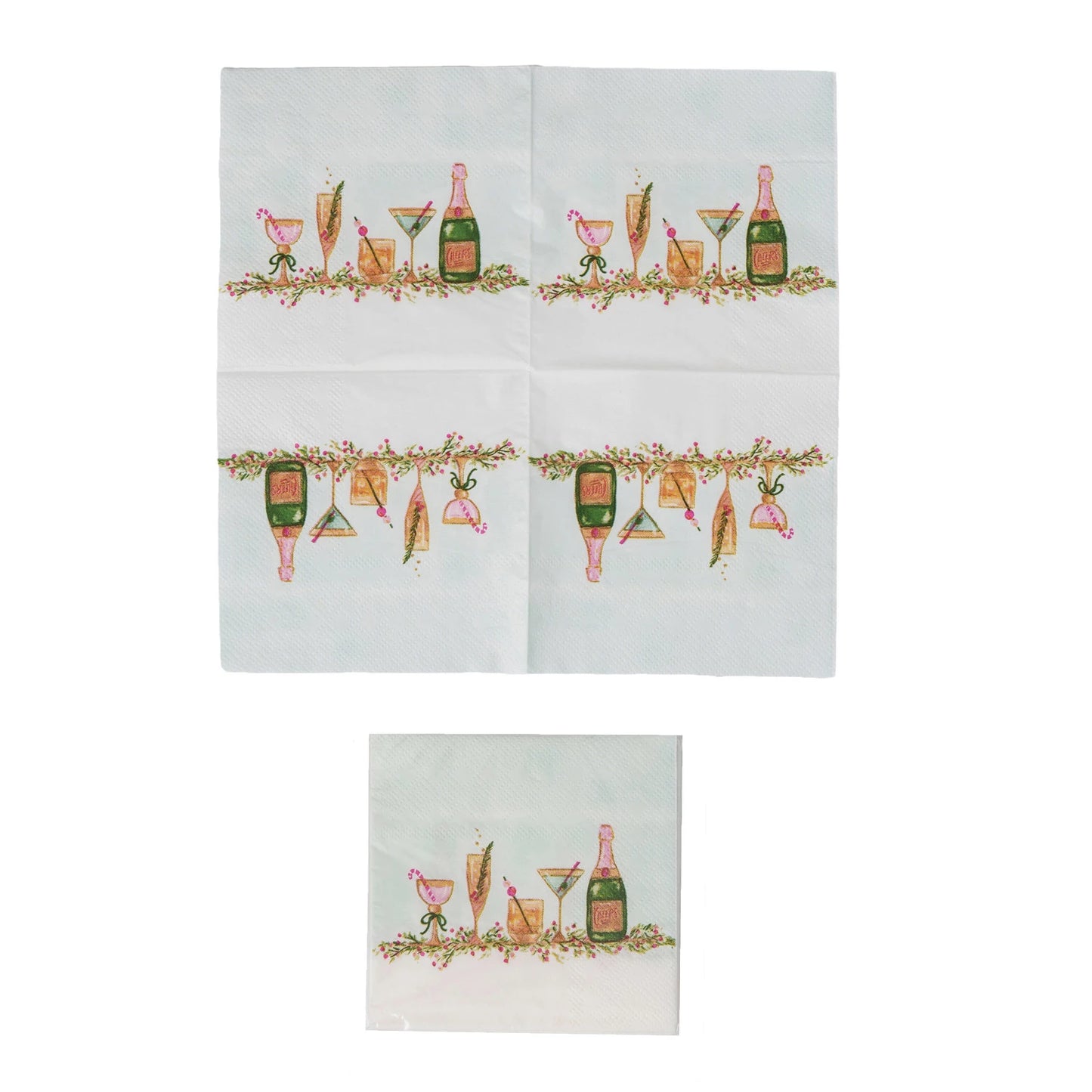 PAPER HOLIDAY COCKTAIL NAPKINS