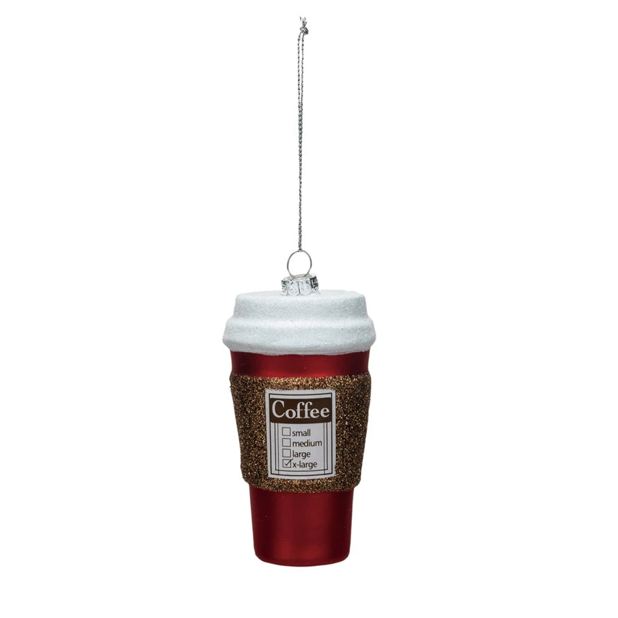 COFFEE TO GO CUP ORNAMENT