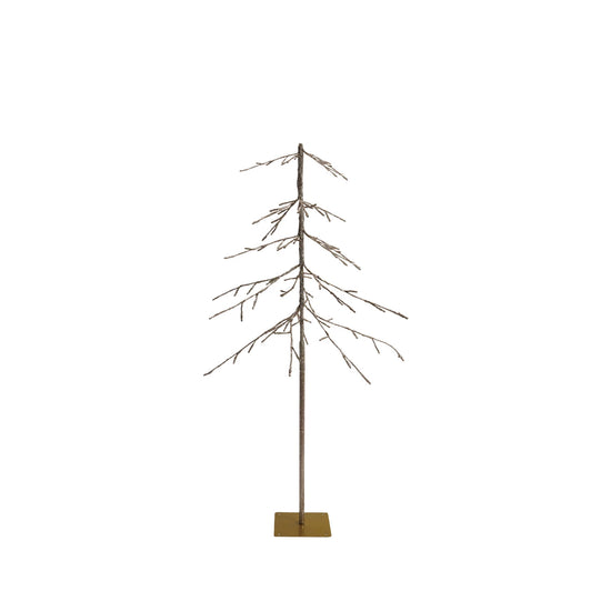 PRE-LIT PLASTIC TREE W/PLUG