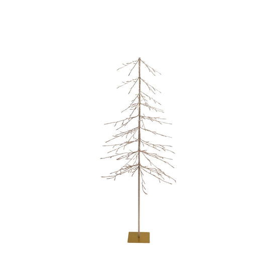 PRE-LIT PLASTIC TREE W/PLUG