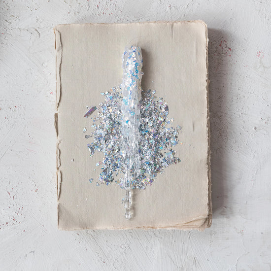 ICICLE ORNAMENT W/SEQUINS