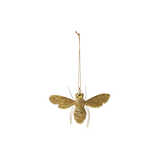 BEE WITH WIRE LEGS ORNAMENT