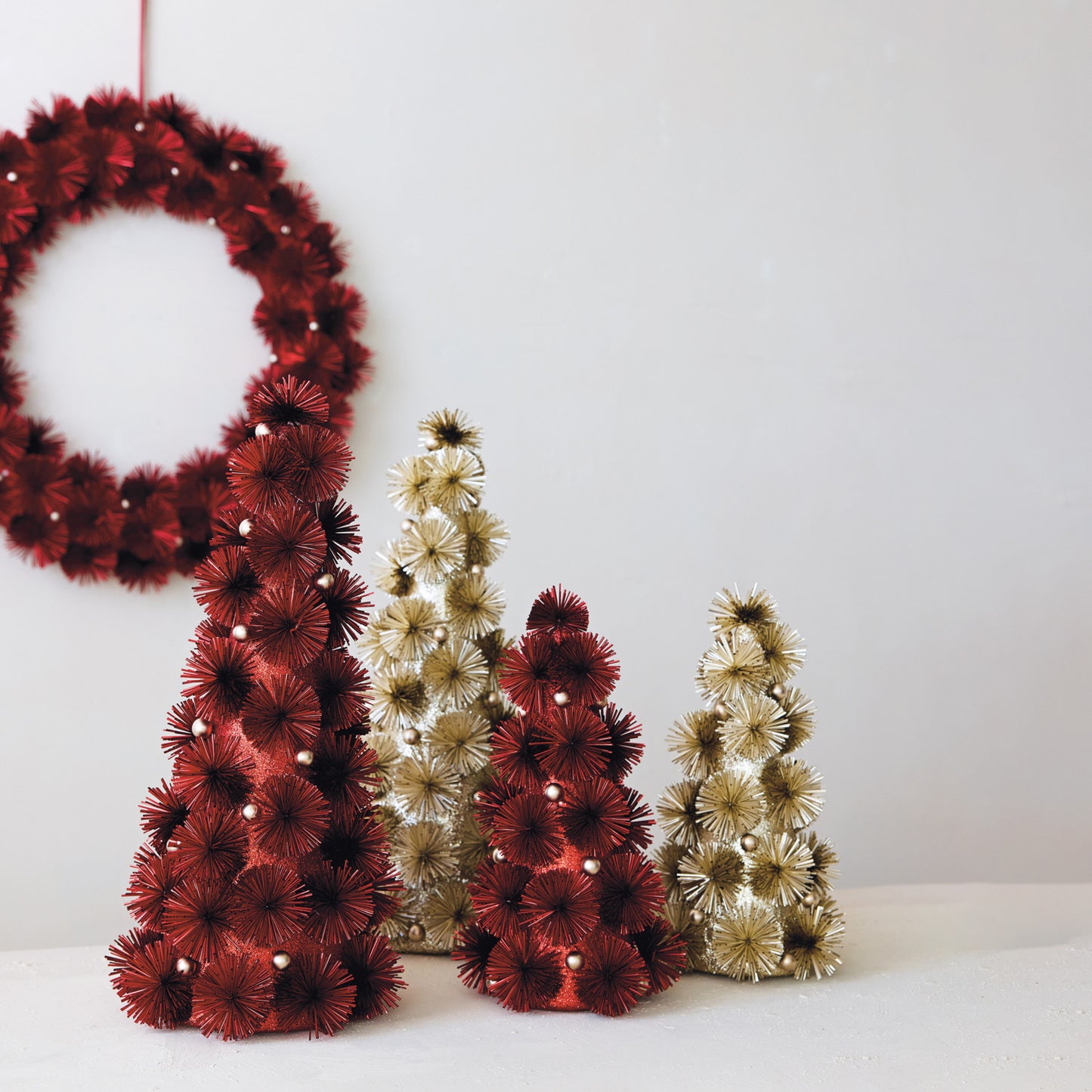 TINSEL BALL TREE - SMALL
