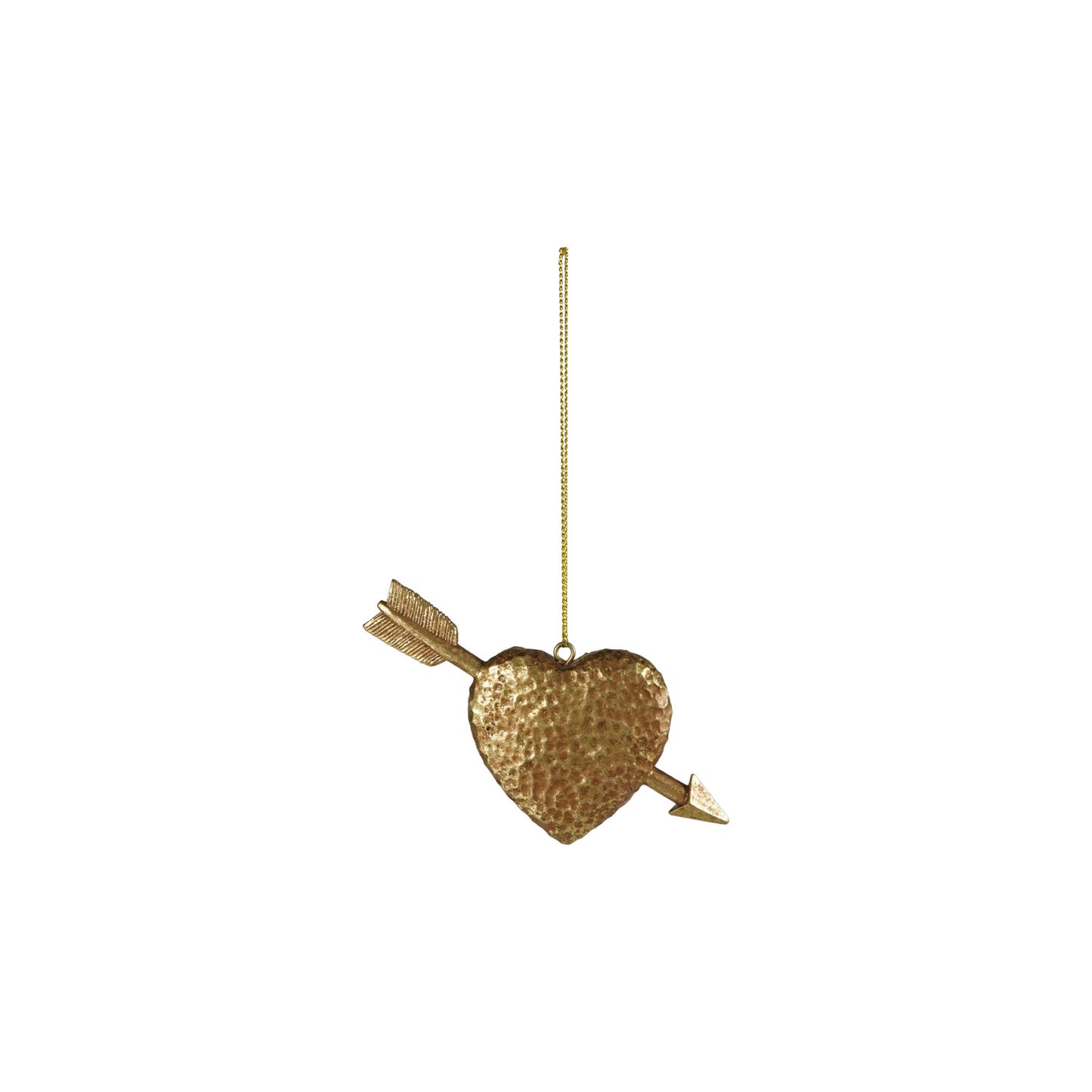 HEART WITH ARROW ORNAMENT