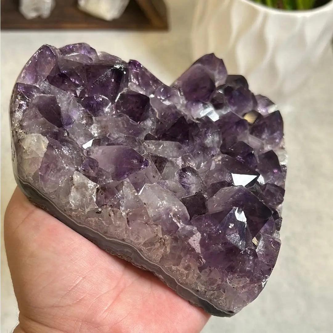 Load image into Gallery viewer, AMETHYST HEART CLUSTER
