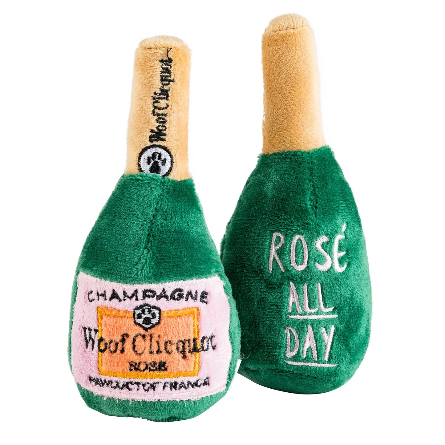 WOOF CLICQUOT CHAMPAGNE DOG TOY SMALL