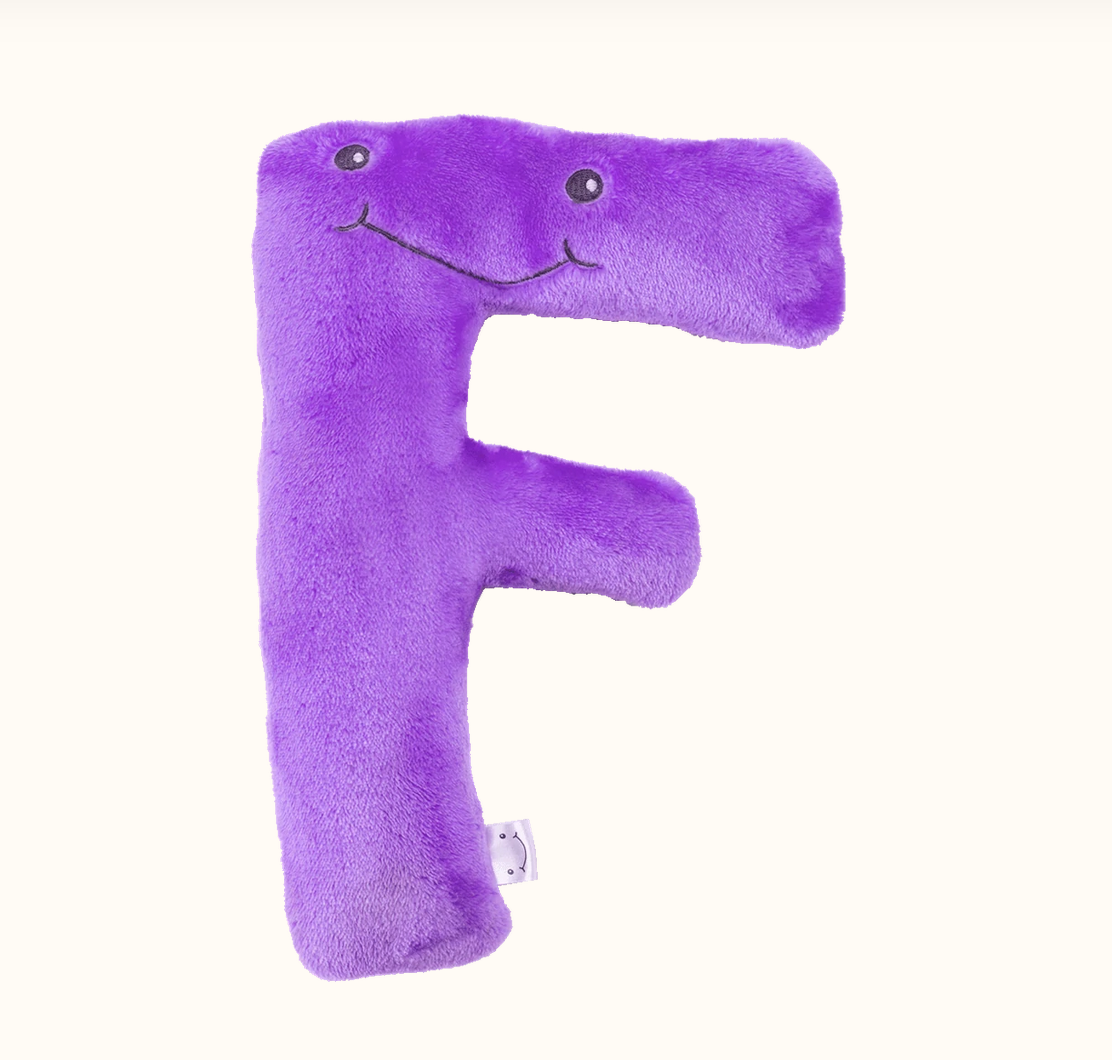 ALPHAPALS LARGE PLUSH LETTERS - F