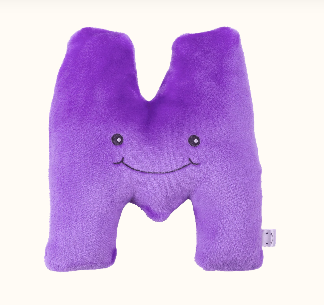 ALPHAPALS LARGE PLUSH LETTERS - M
