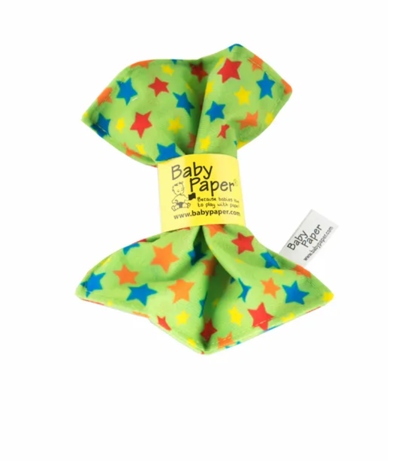 BABY PAPER - GREEN STARS