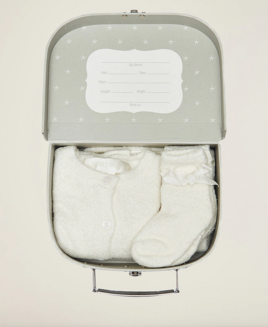 BAREFOOT DREAMS - HEIRLOOM NEWBORN SET - PEARL