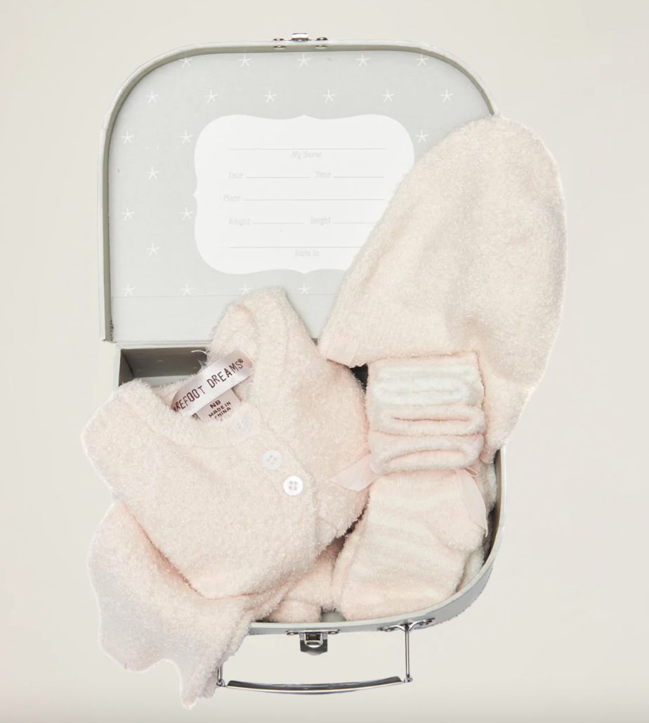 BAREFOOT DREAMS - HEIRLOOM NEWBORN SET - PINK