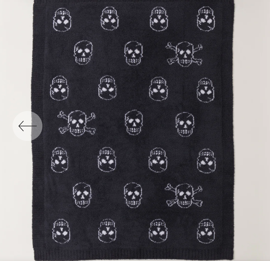 BAREFOOT DREAMS - SKULL STROLLER BLANKET