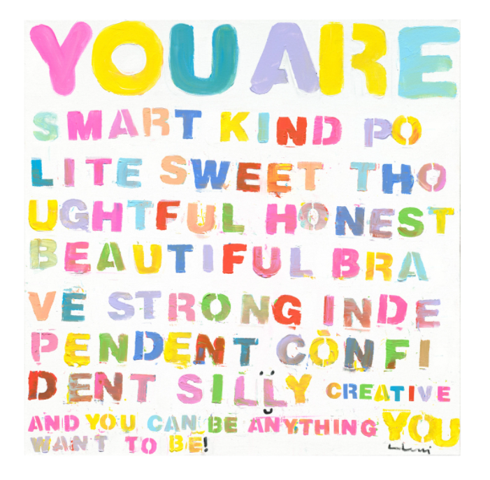 BE ANYTHING ART PRINT KERRI ROSENTHAL
