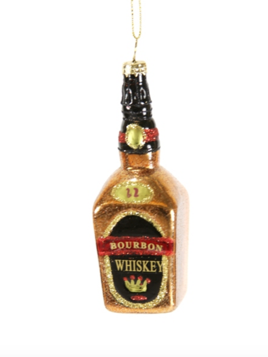 BOTTLE OF WHISKEY ORNAMENT