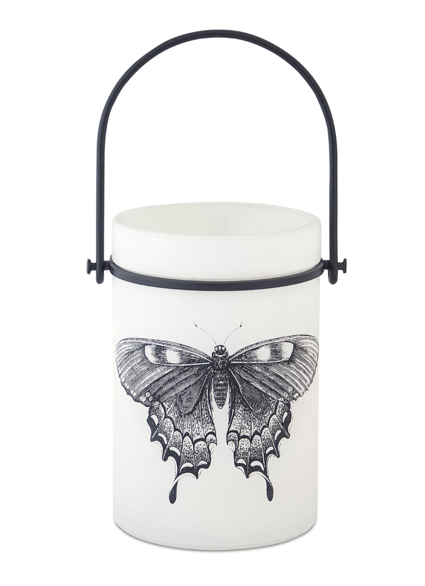 CITRONELLA LANTERN CANDLE - BUTTERFLY