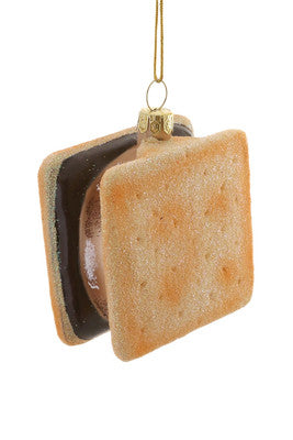 Load image into Gallery viewer, CAMPFIRE SMORE ORNAMENT
