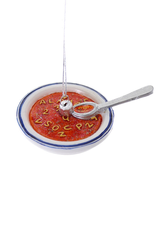 ALPHABET SOUP ORNAMENT