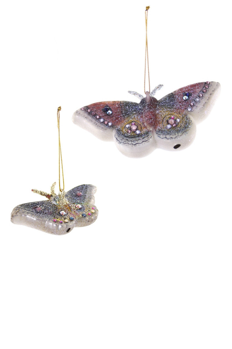 FROSTED BUTTERFLY ORNAMENT