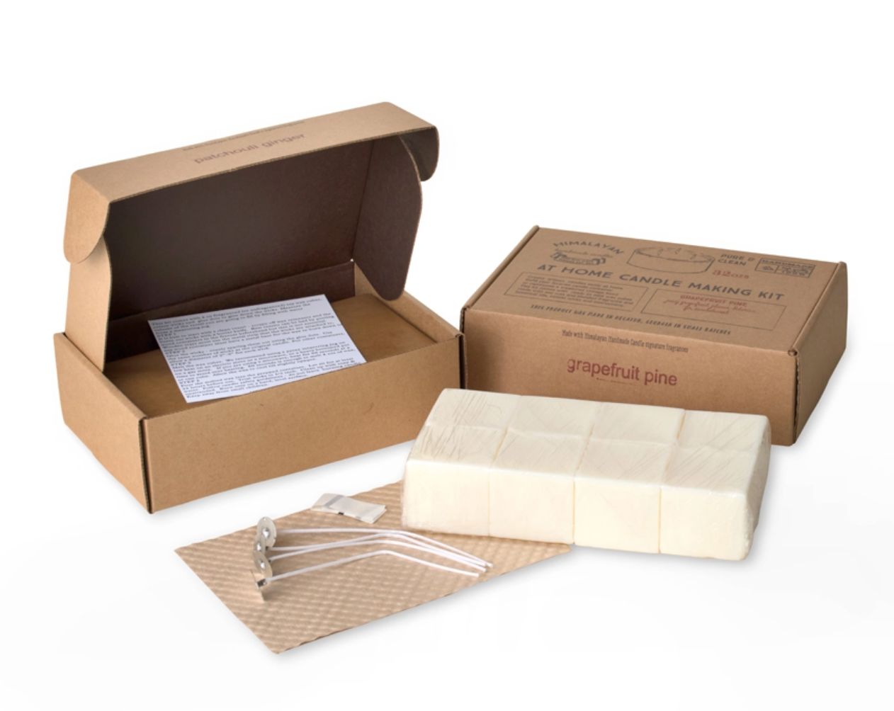 GRAPEFRUIT PINE CANDLE MAKING KIT - HIMALAYAN TRADING POST