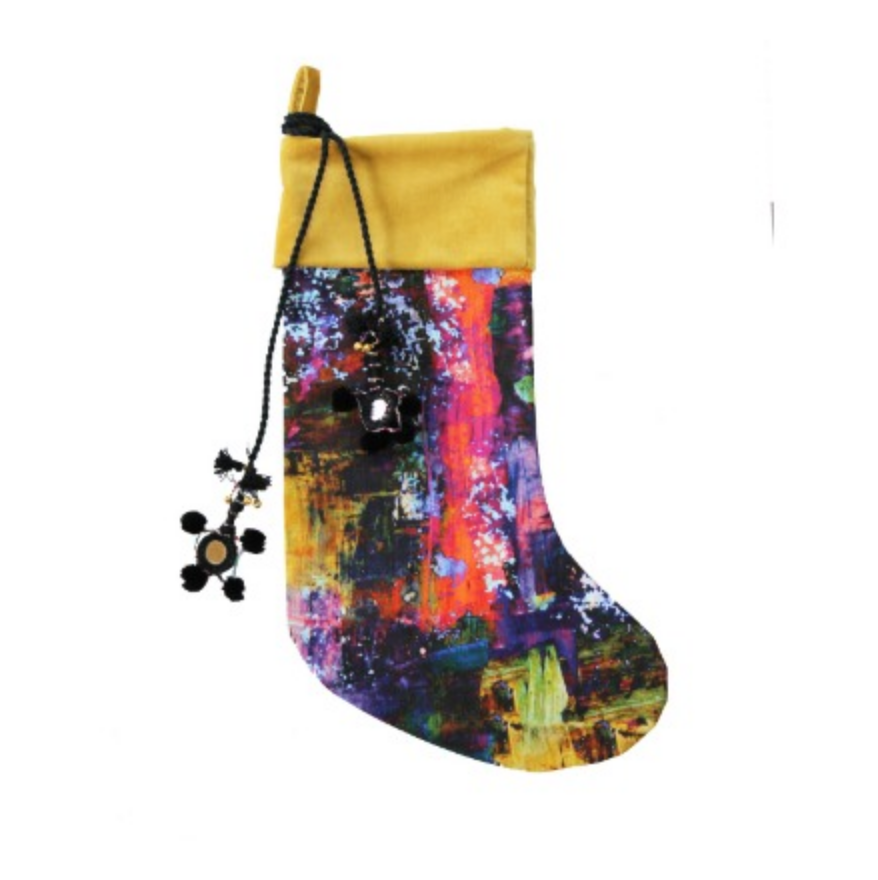 HANDMADE STOCKING - VINTAGE GYPSUM