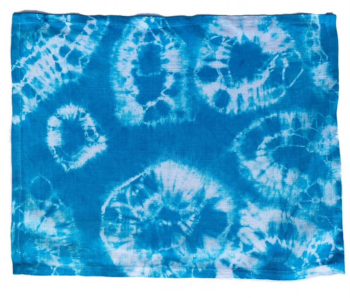 HAND TIE DYED PLACEMAT BLUE