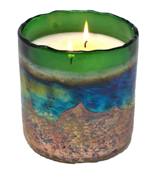 HORIZON GLASS CANDLE - HIMALAYAN TRADING POST - BOURBON VANILLA