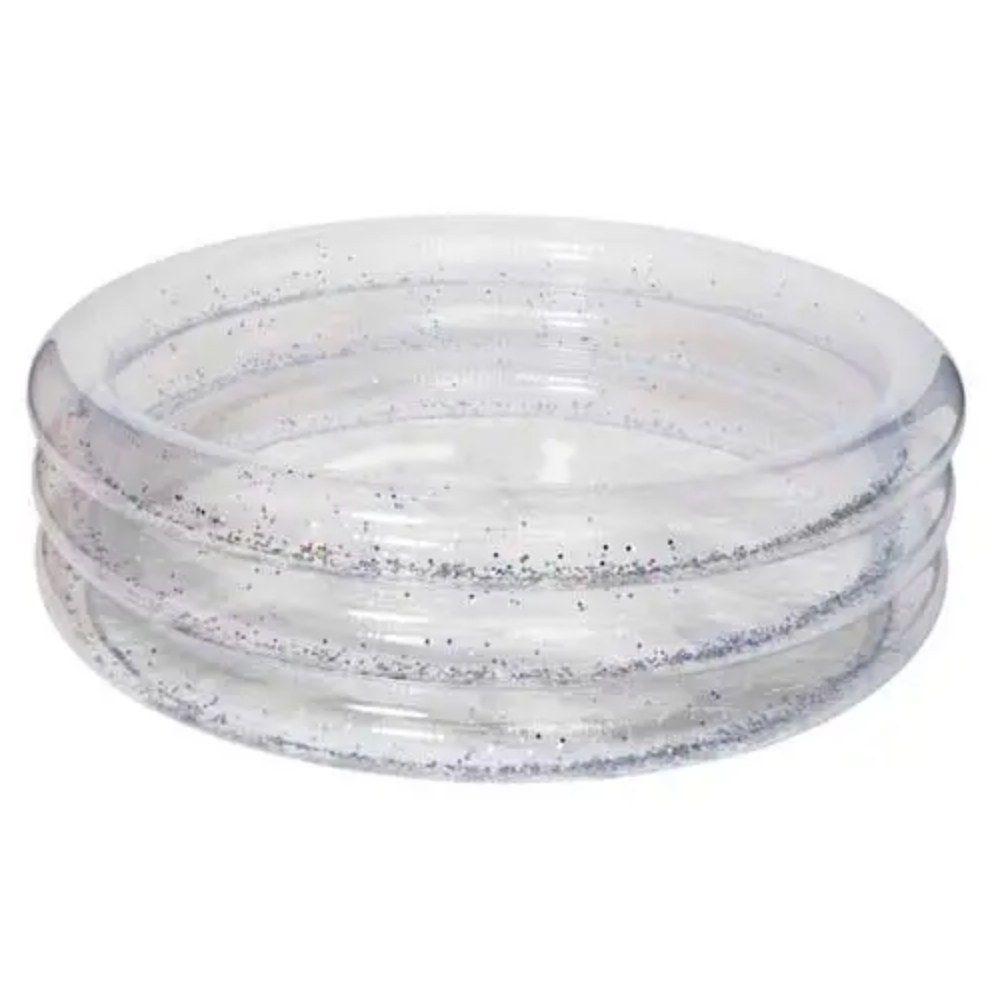 INFLATABLE POOL- HOLOGRAPHIC GLITTER SUNNYLIFE
