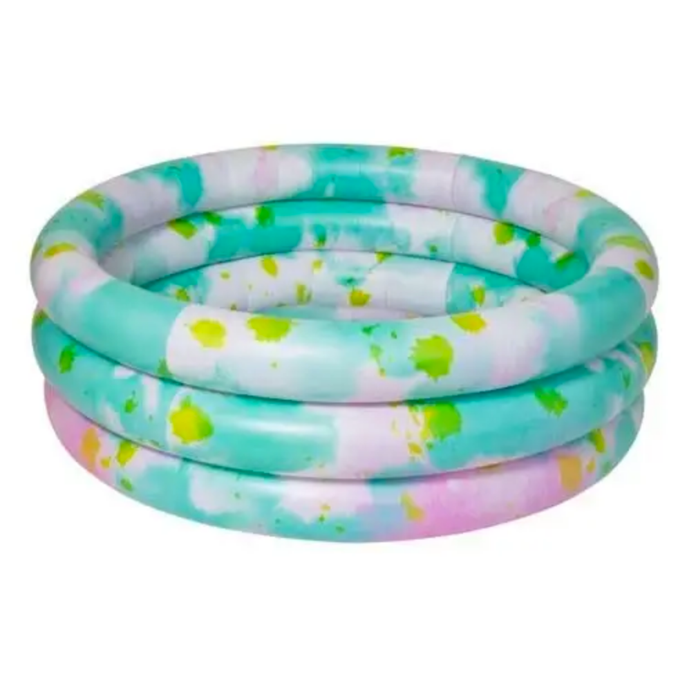 INFLATABLE TIE DYE BACKYARD POOL SUNNYLIFE