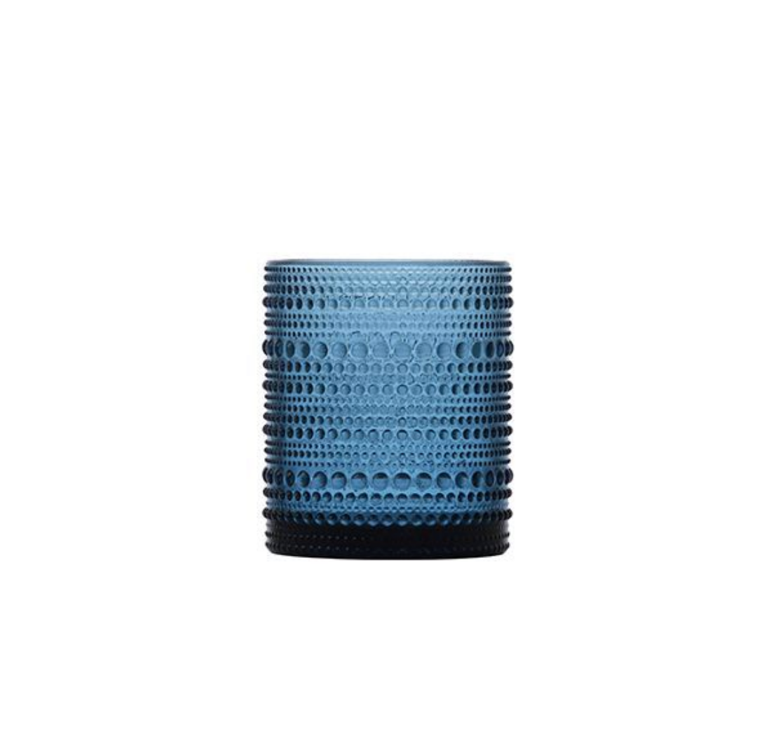 JUPITER 10 OZ DOUBLE OLD FASHIONED GLASS - CORNFLOWER