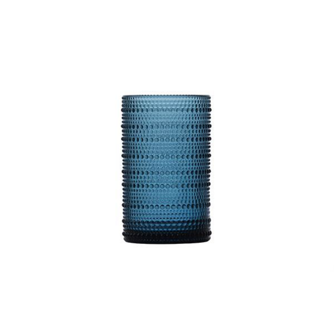 JUPITER BEVERAGE GLASS 13 OZ - CORNFLOWER