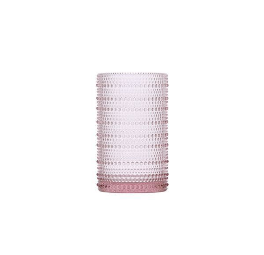 JUPITER BEVERAGE GLASS 13 OZ - PINK