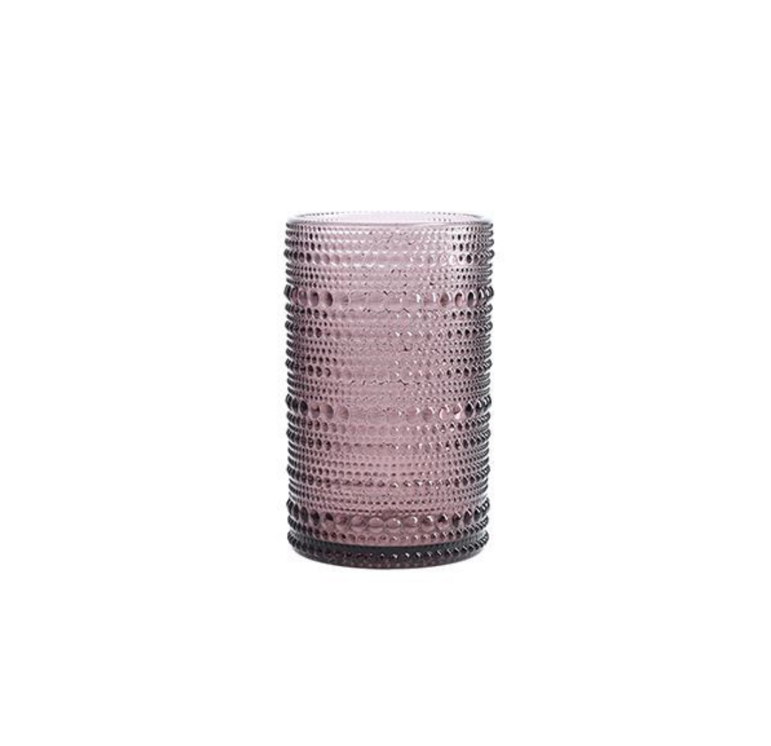 JUPITER BEVERAGE GLASS 13 OZ - PURPLE