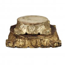 LARGE GOLD PILLAR BASE