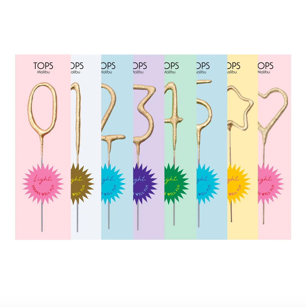 MINI NUMBER SPARKLERS