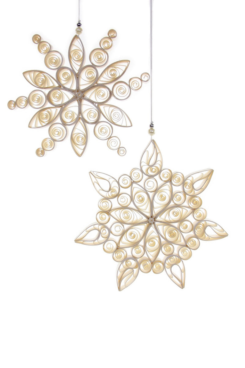 Load image into Gallery viewer, LARGE SNOWFLAKE ORNAMENT
