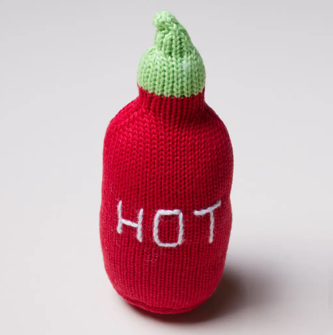 ORGANIC BABY RATTLE - HOT SAUCE