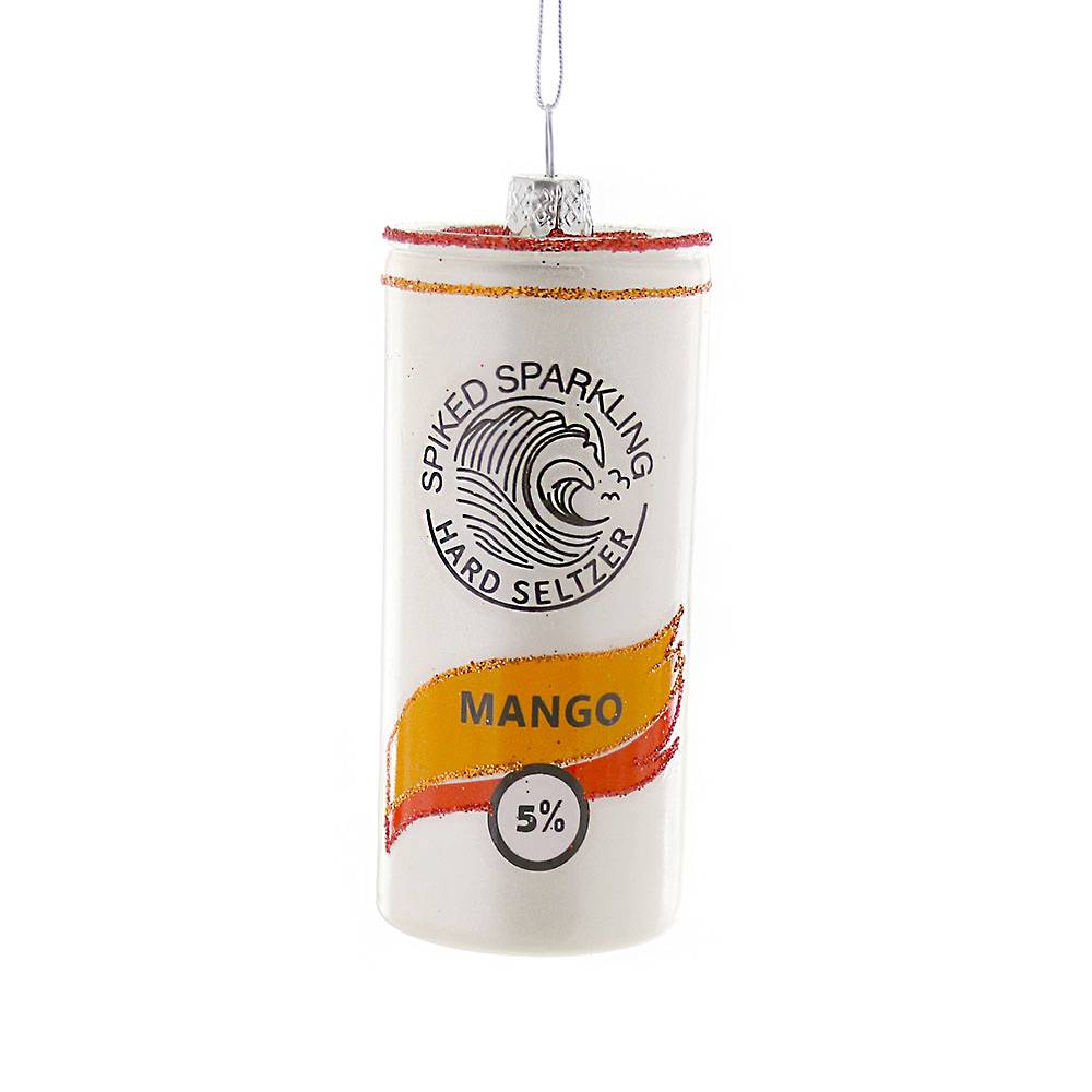 SPIKED SPARKING SELTZER ORNAMENT - MANGO