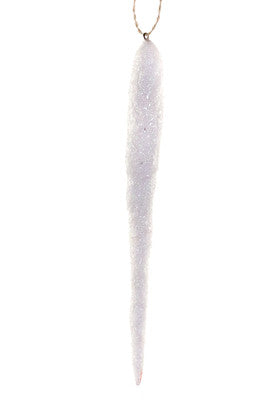 SPUN COTTON ICICLE ORNAMENT - LG