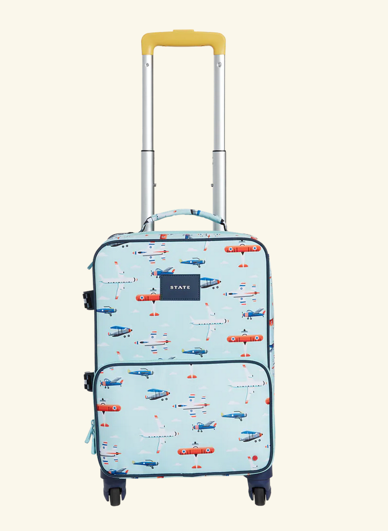 STATE MINI LOGAN SUITCASE - AIRPLANES