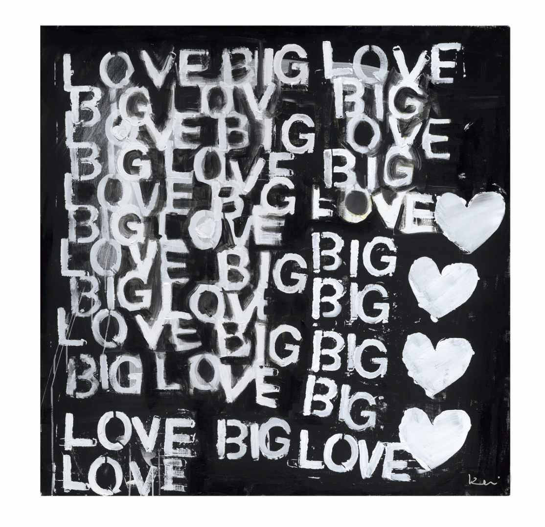 LOVE BIG LOVE ART PRINT