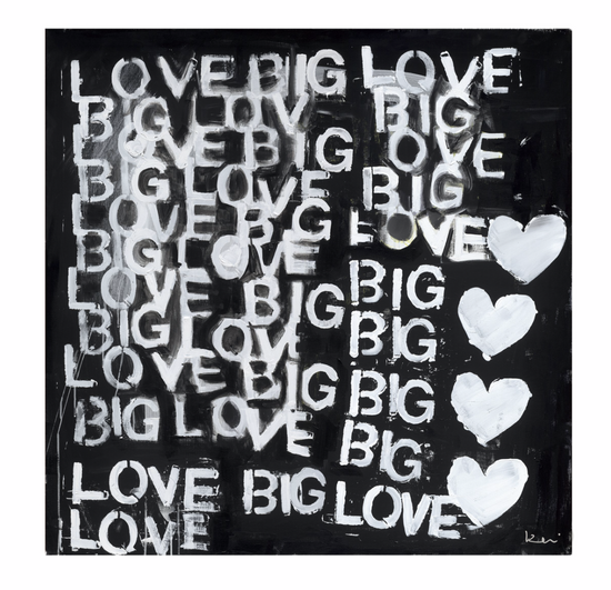 LOVE BIG LOVE ART PRINT