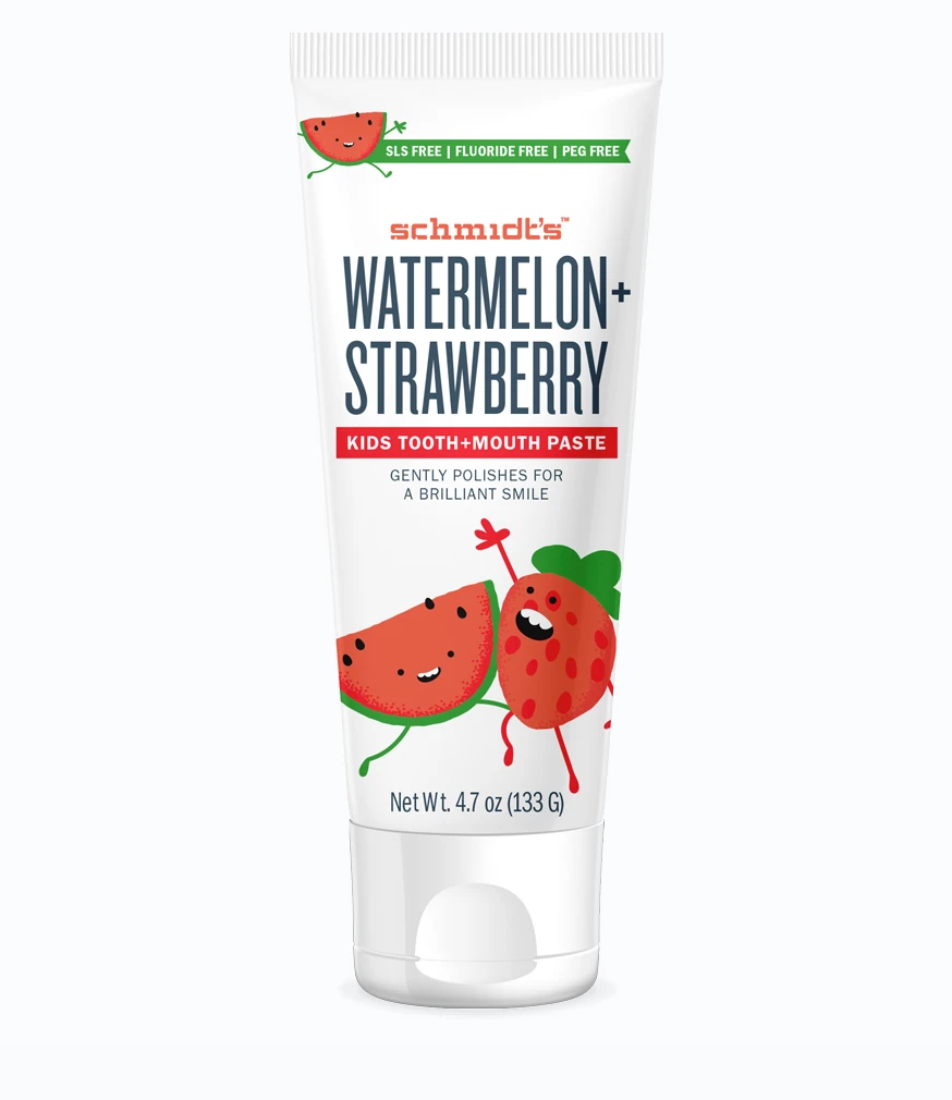Load image into Gallery viewer, WATERMELON + STRAWBERRY TOOTHPASTE

