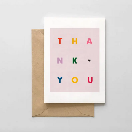 Load image into Gallery viewer, THANK YOU MULTI COLOR SET OF 6 CARDS
