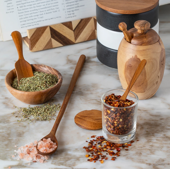 STONEWARE & ACACIA SPICE CELLAR