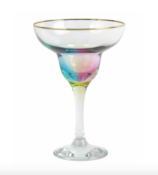 Load image into Gallery viewer, RAINBOW MARGARITA GLASS
