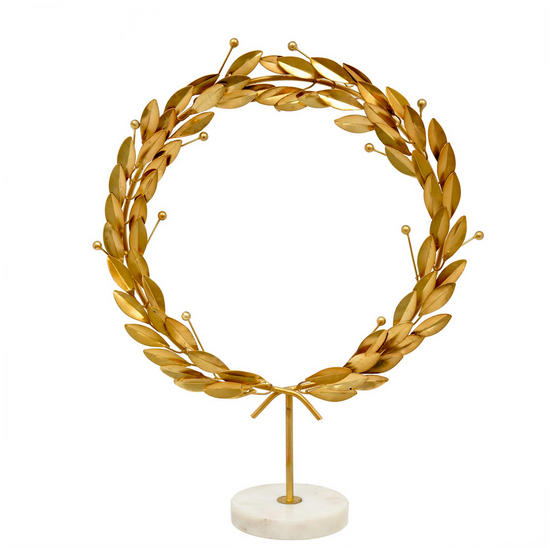 GRECIAN WREATH ON STAND