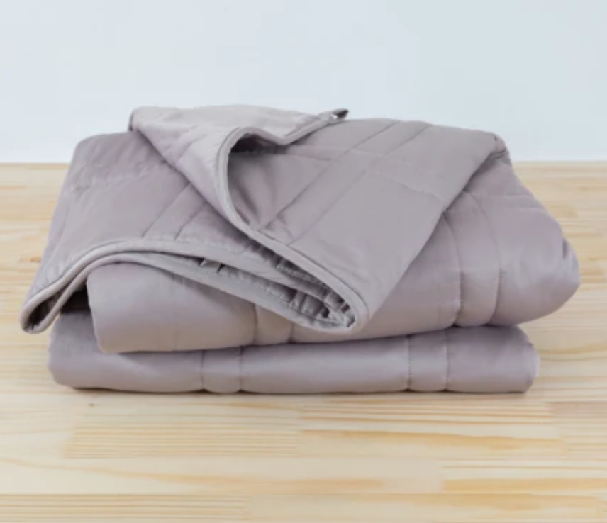 12 LB THROW WEIGHTED BLANKET breathe at home