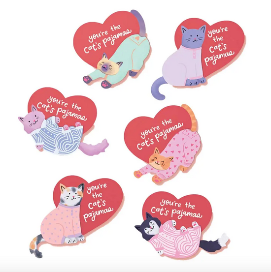 Load image into Gallery viewer, CATS PAJAMAS VALENTINES KIT
