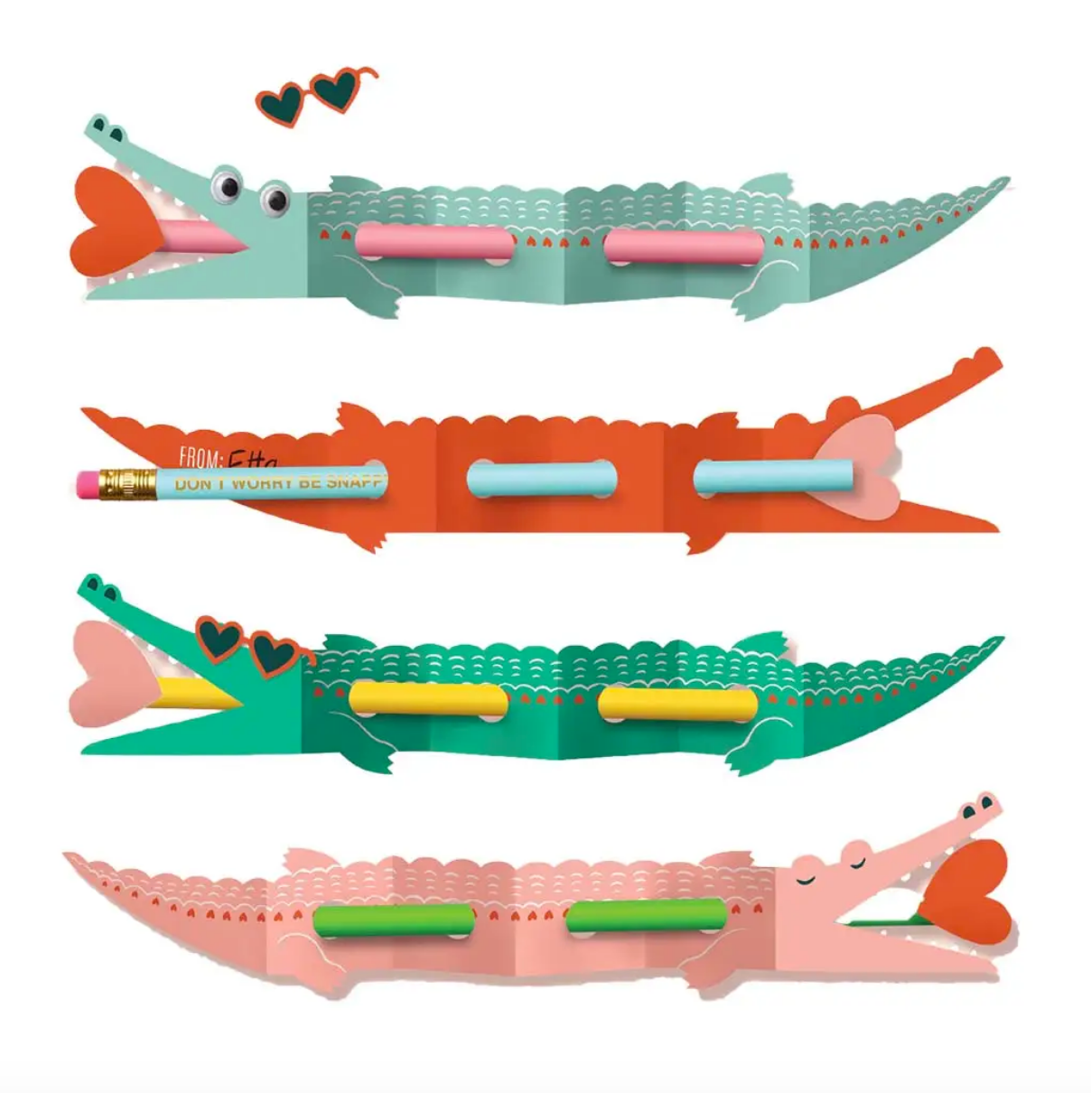 Load image into Gallery viewer, ALLIGATOR VALENTINES DAY KIT
