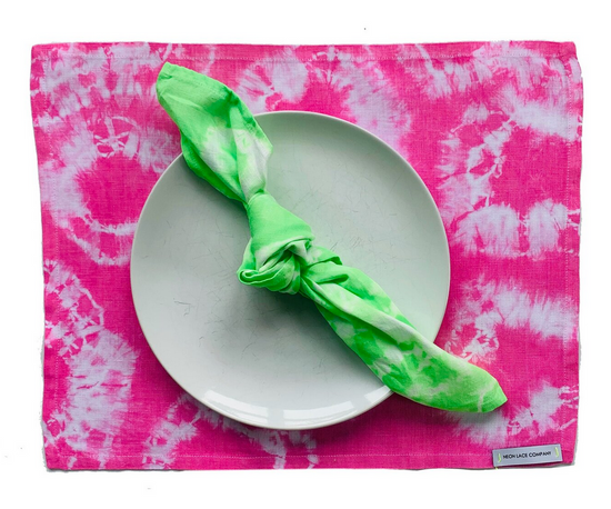 Load image into Gallery viewer, HAND TIE DYED PLACEMAT

